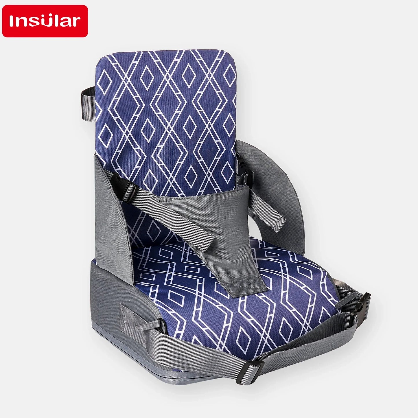 Portable Foldable Anti slip Children's Seat High Cushion Baby Dining Chair