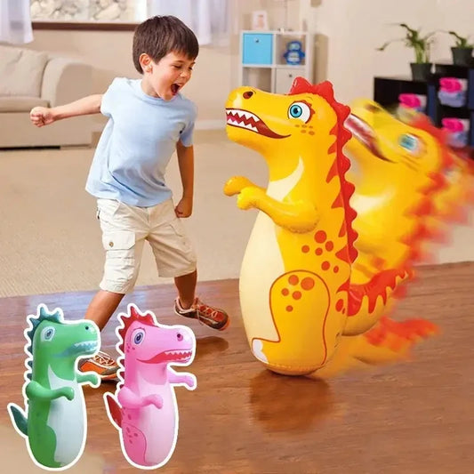 Dino Punch Inflatable Kids Boxing Bag
